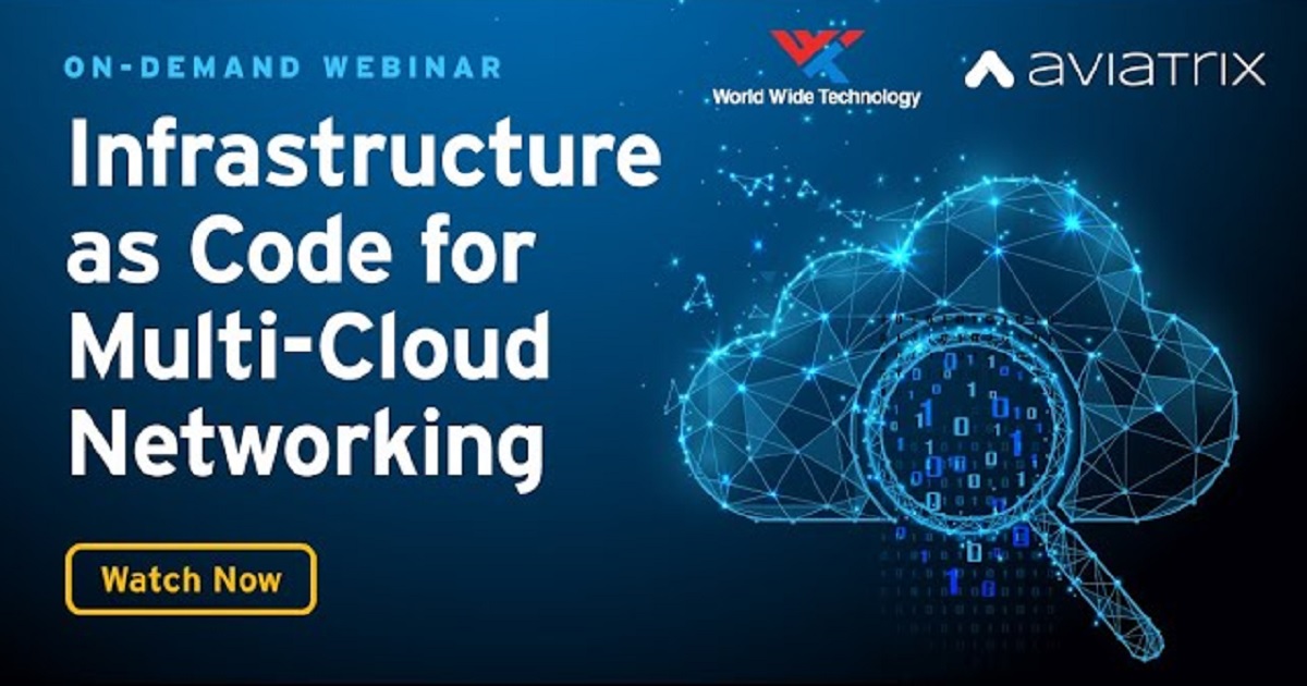 Infrastructure as Code for Multi-Cloud Networking