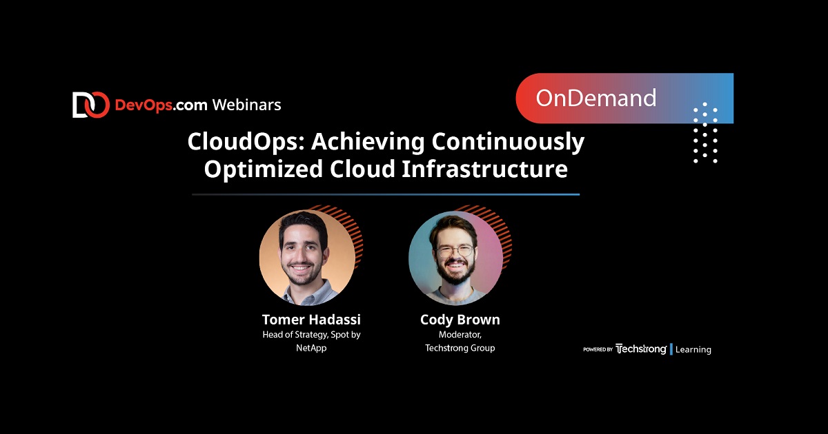 CloudOps: Achieving Continuously Optimized Cloud Infrastructure