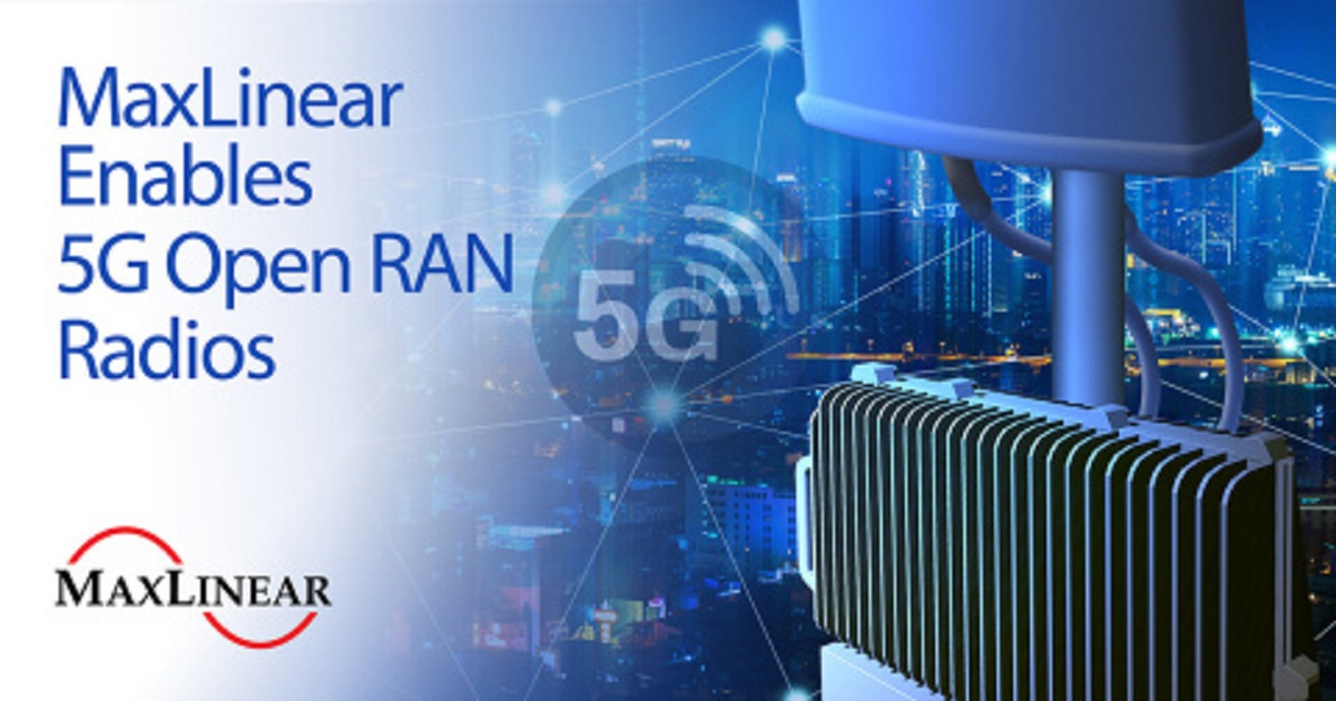 Enables MTI's 5G Open RAN Radio Platform MaxLinear Transceiver Chipset